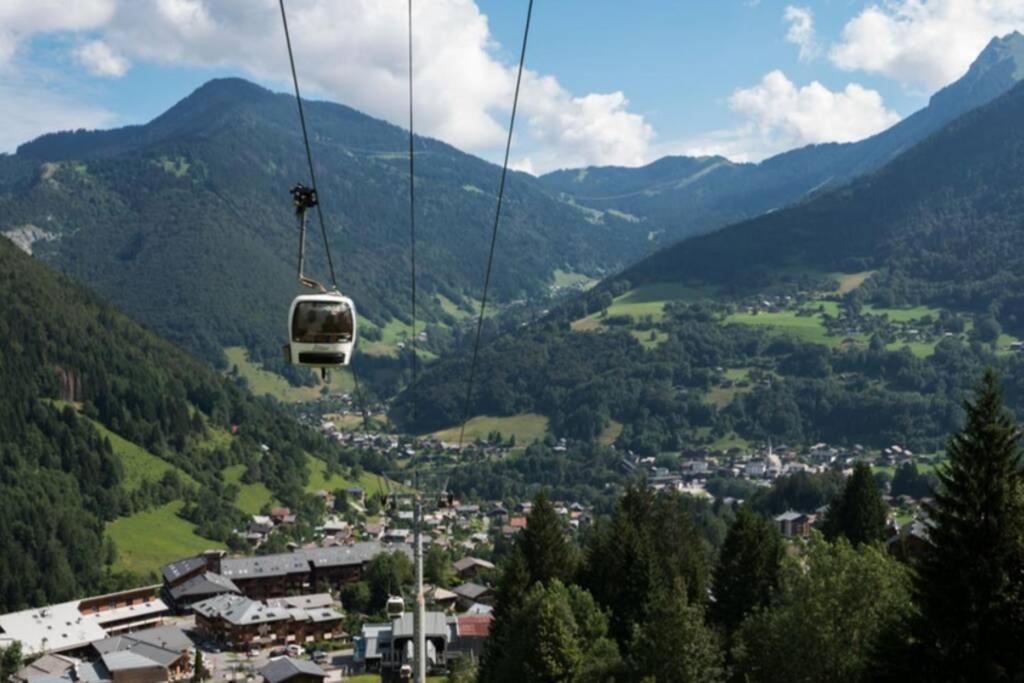 Le Relai S31 - Grand Et Lumineux Studio Avec Coin Montagne 4-6 Pers, Tout Equipe, Avec Wifi, A 30M Des Pistes Avec Un Grand Balcon, Draps Non Compris Saint-Jean-dʼAulps Exteriör bild