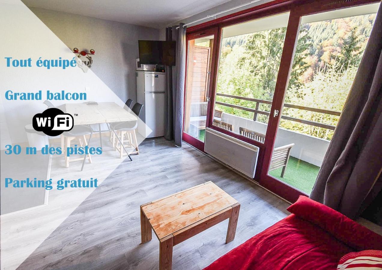 Le Relai S31 - Grand Et Lumineux Studio Avec Coin Montagne 4-6 Pers, Tout Equipe, Avec Wifi, A 30M Des Pistes Avec Un Grand Balcon, Draps Non Compris Saint-Jean-dʼAulps Exteriör bild